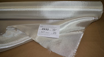 7 osy Fiberglass Cloth 2532 38 627 20 yard roll Thayercraft